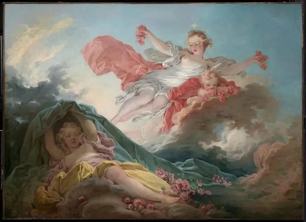 L'Aurore - Jean-Honoré Fragonard image 2 reproduction de peinture à l’huile