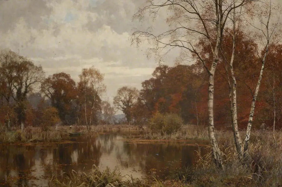L'automne de l'année - Edward Wilkins Waite image 1 copie peinte à la main à l’huile