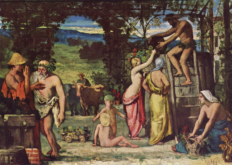 L'Automne - Les vendanges - Pierre Puvis de Chavannes