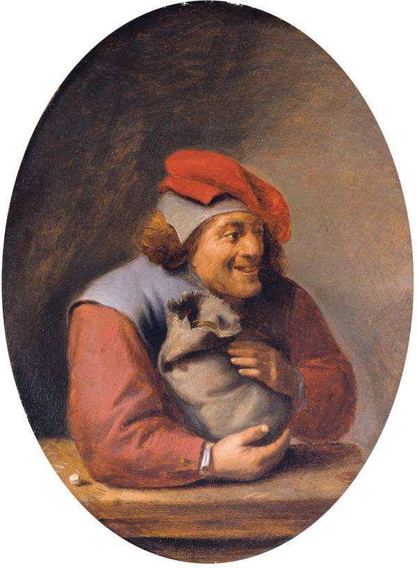 L'avare - Adriaen Brouwer image 1 copie de tableau peinte à la main