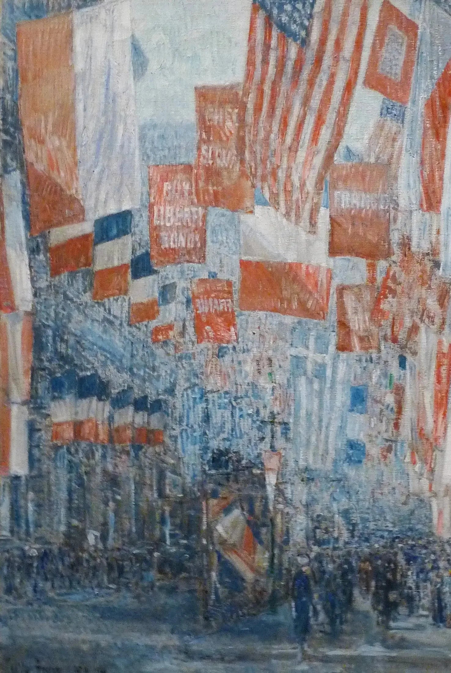 L'Avenue des Alliés, 5e avenue, New York - Childe Hassam image 1 copie de tableau peinte à la main