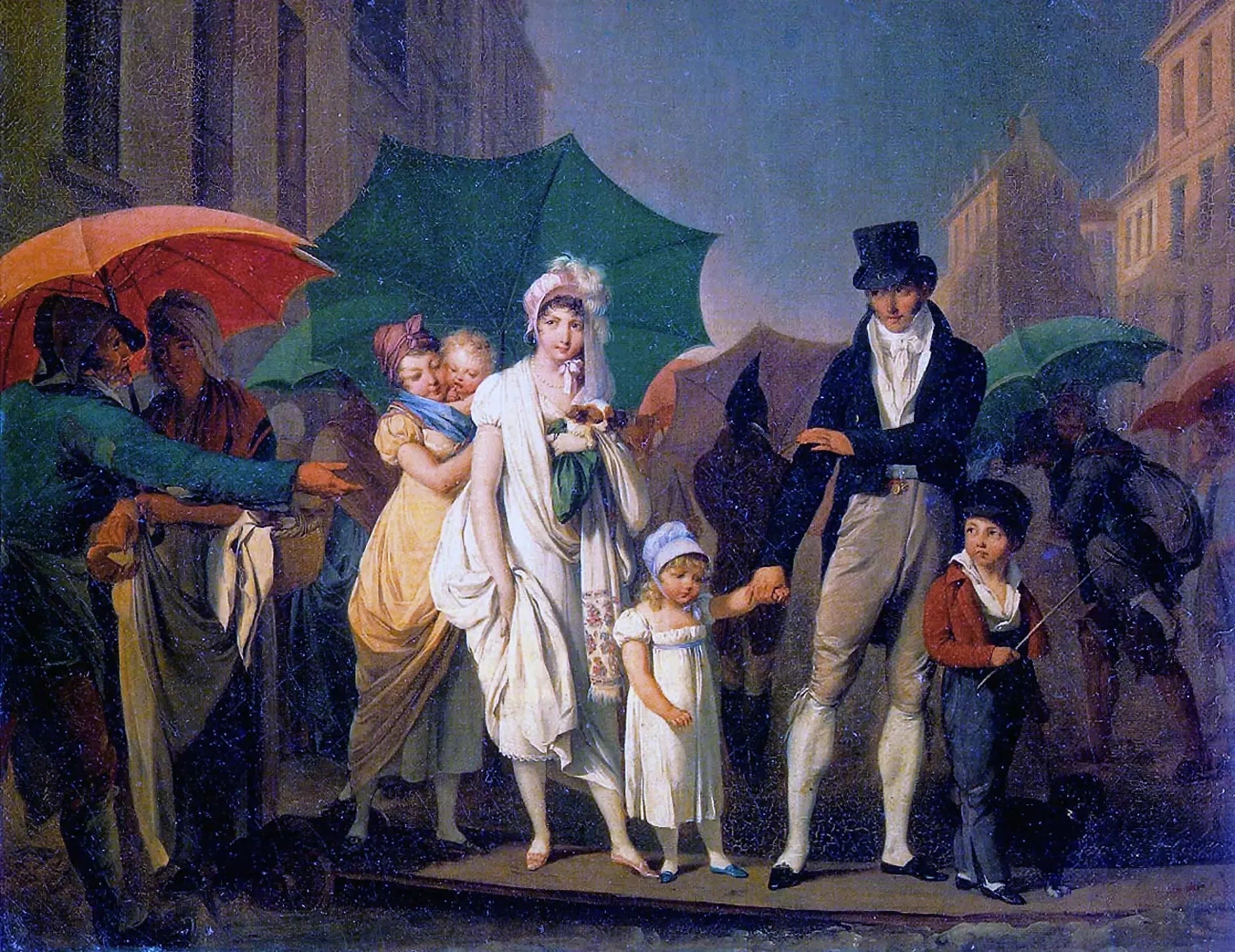 L'Averse - Louis-Léopold Boilly image 1 copie de tableau peinte à la main