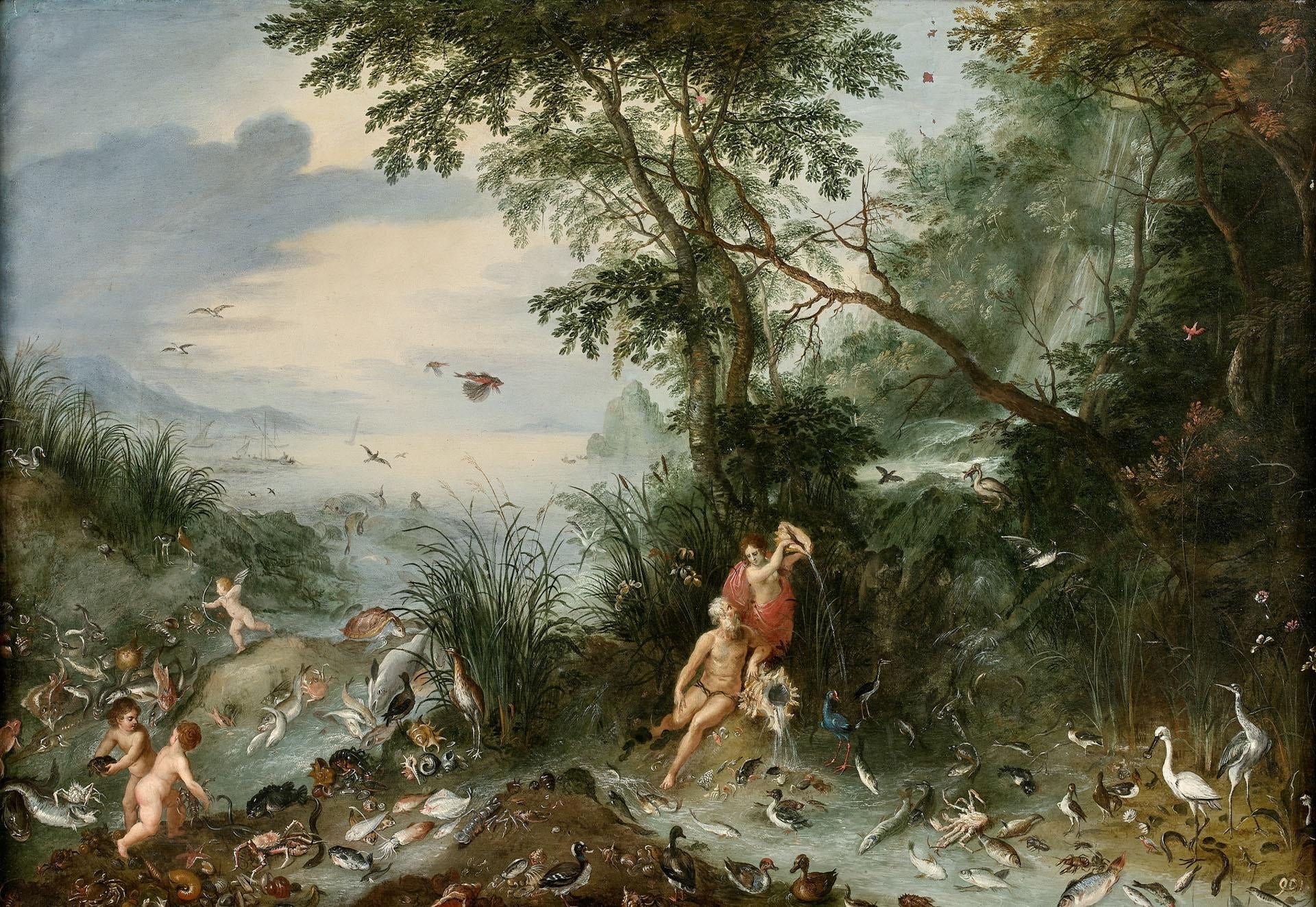 L'eau (Les quatre éléments) - Jan Brueghel le Jeune image 1 reproduction de peinture à l’huile