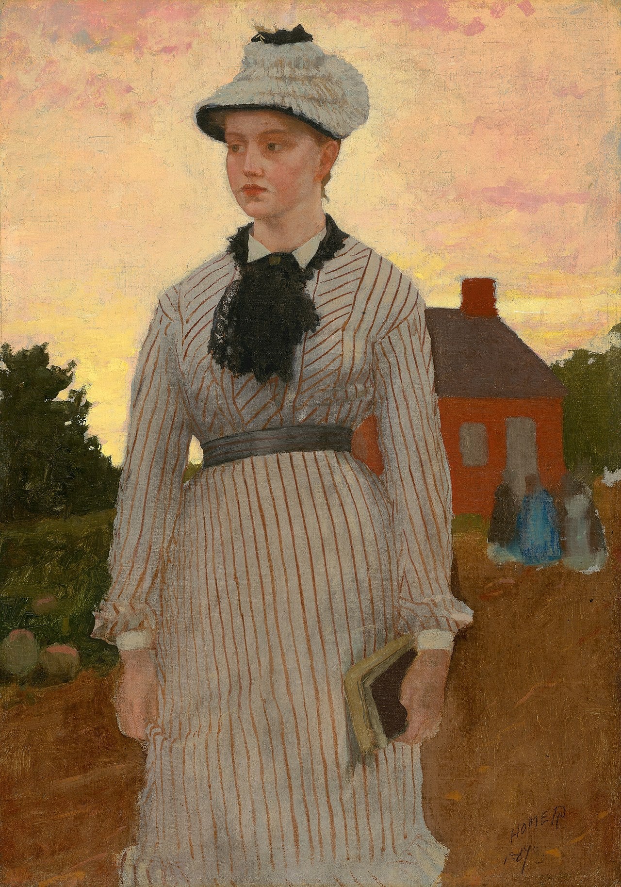 L'école rouge - Winslow Homer image 1 tableau peint à l’huile sur toile