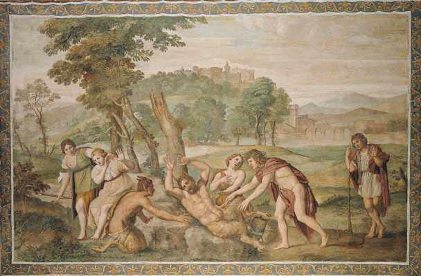 L'écorchement de Marsyas - Domenichino image 1 reproduction de peinture à l’huile