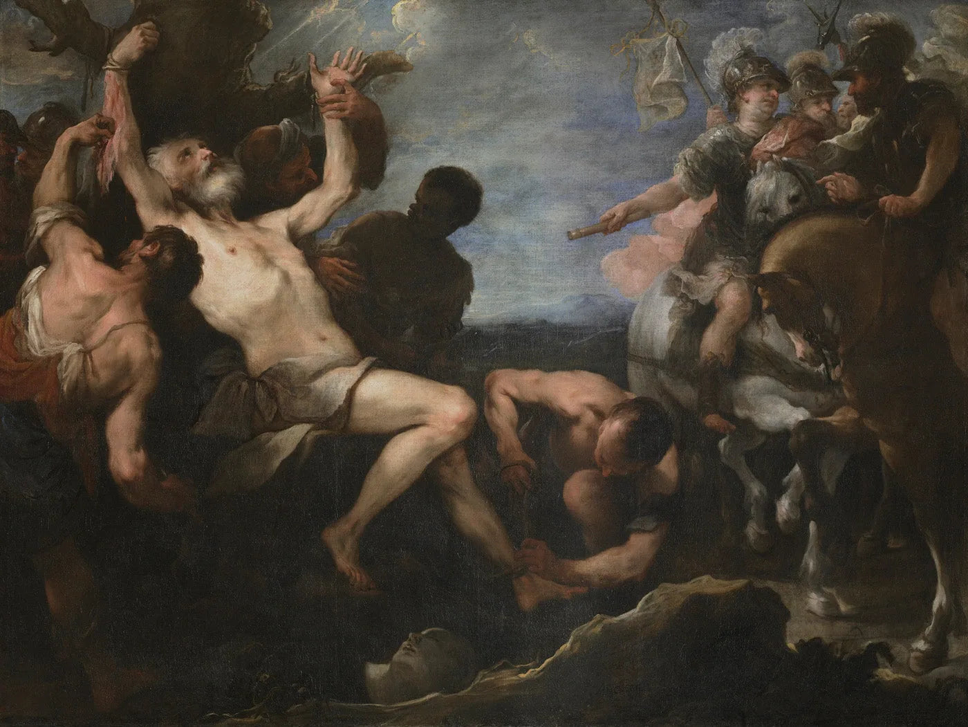 L'Écorchement de saint Barthélemy - Juan Carreño de Miranda image 1 reproduction de peinture à l’huile