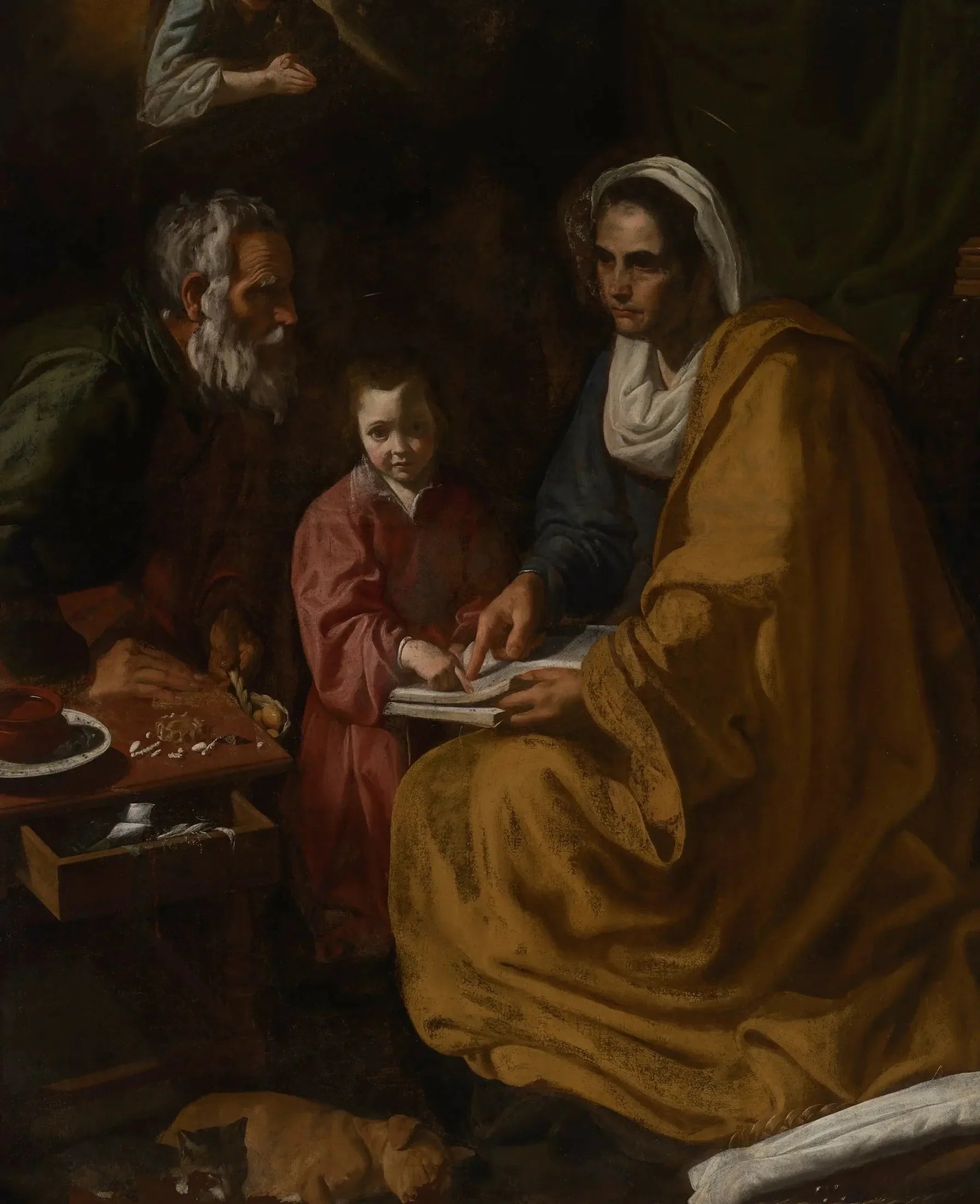 L’Éducation de la Vierge - Diego Velázquez image 1 reproduction de peinture à l’huile