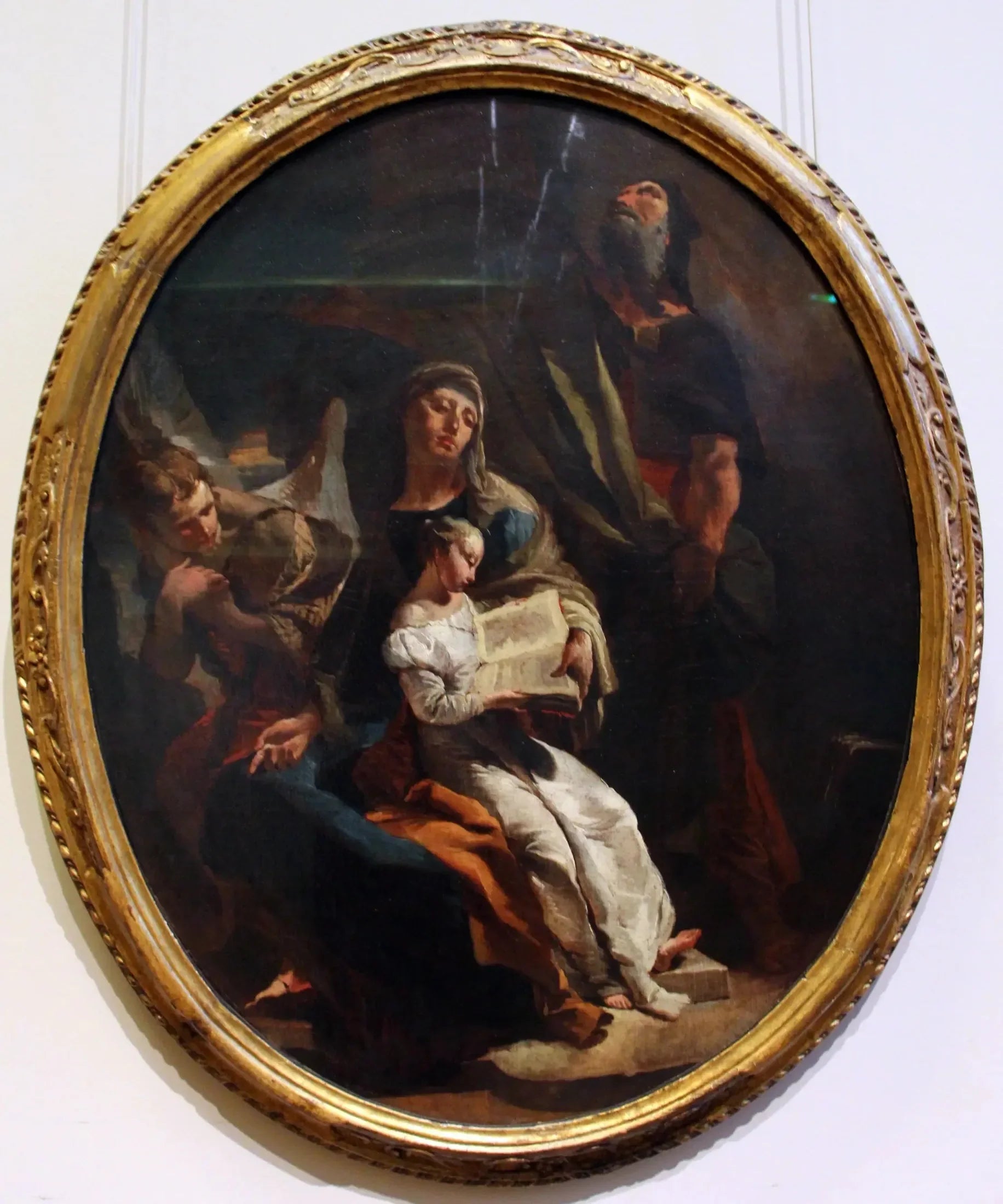 L'Éducation de la Vierge - Giovanni Battista Tiepolo image 1 reproduction de peinture à l’huile