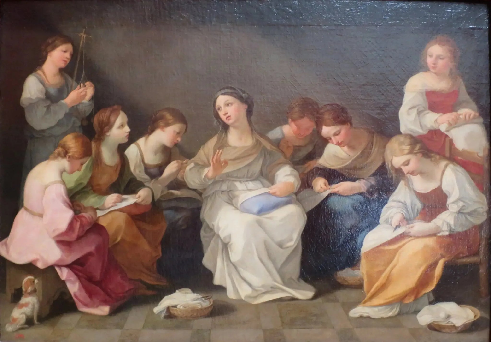 L'Éducation de la Vierge - Guido Reni image 1 reproduction de peinture à l’huile