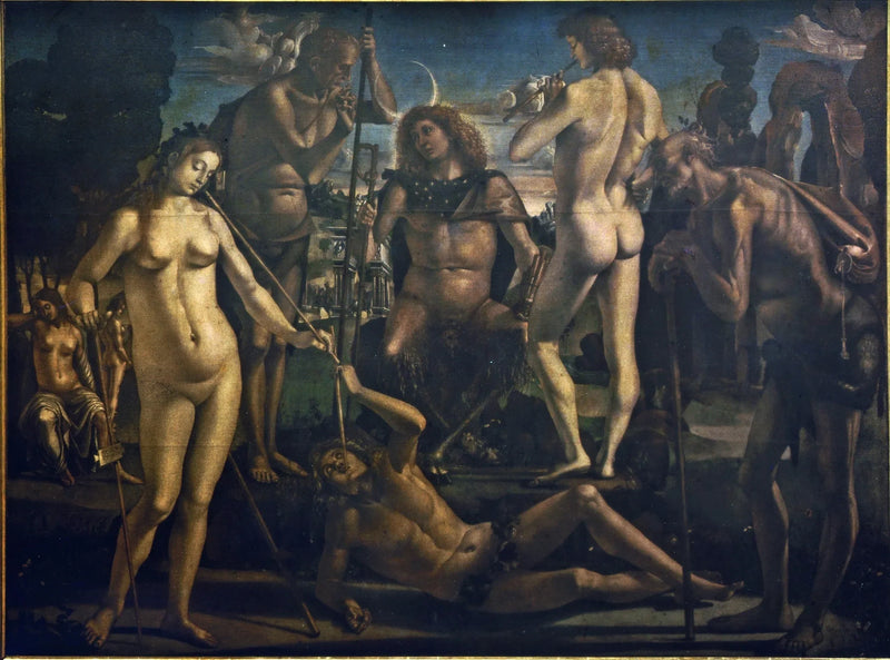 L'Éducation de Pan - Luca Signorelli