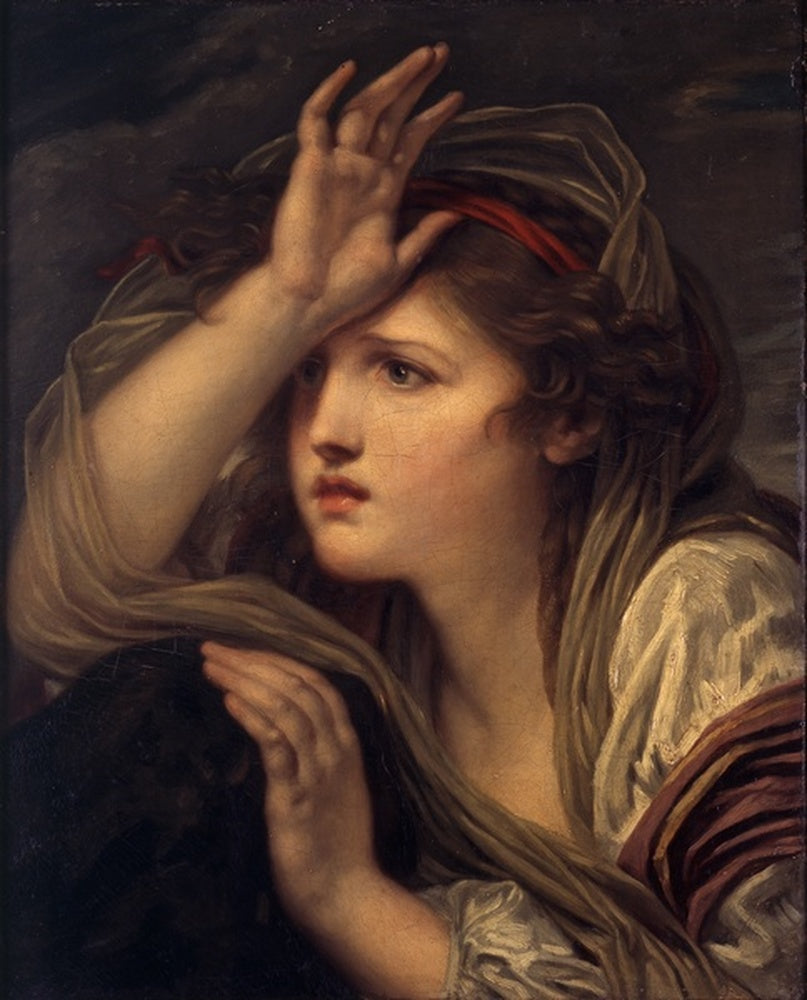 L'Effroi - Jean-Baptiste Greuze image 1 copie peinte à la main à l’huile