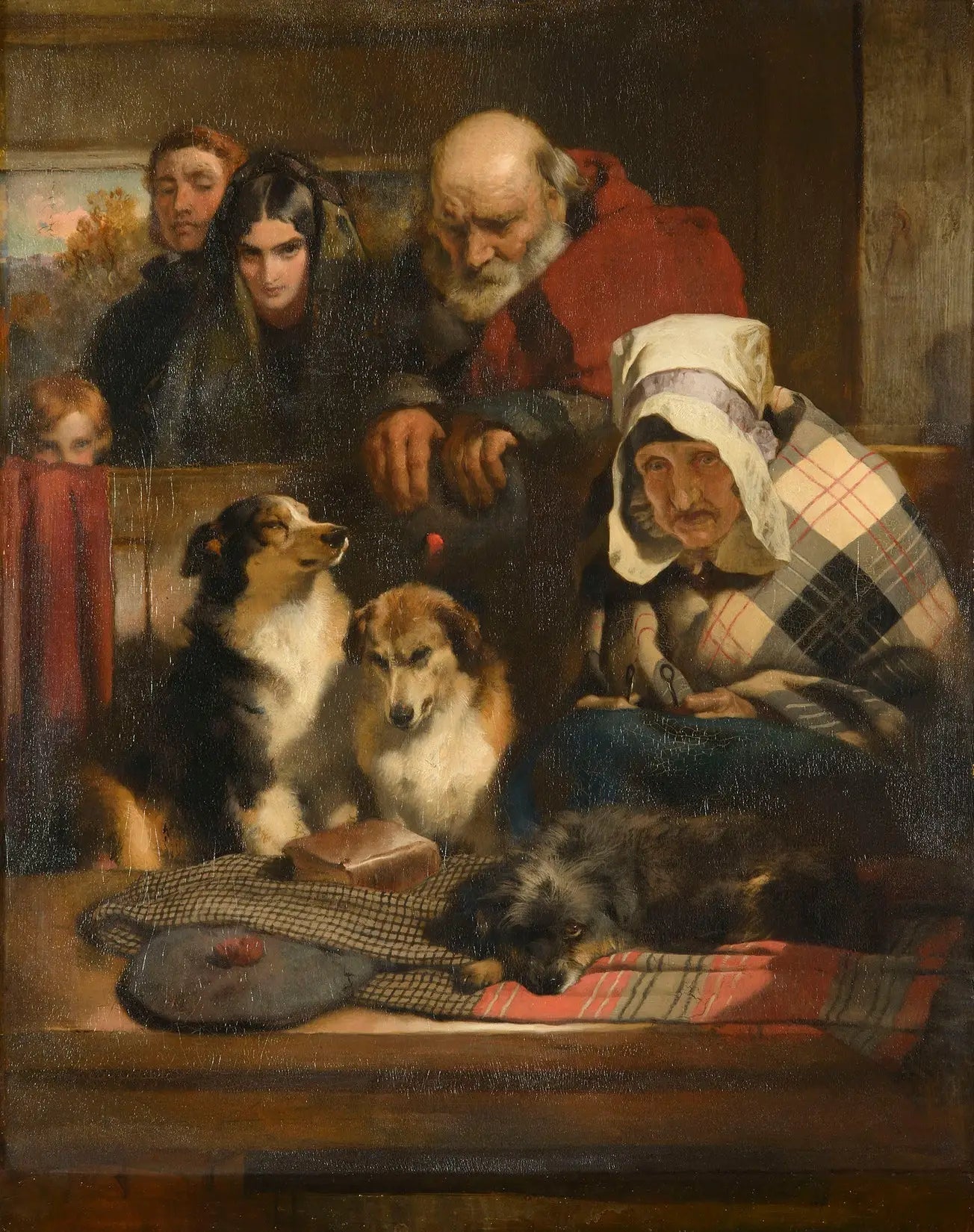 L'Église libre - Edwin Henry Landseer image 1 copie peinte à la main à l’huile