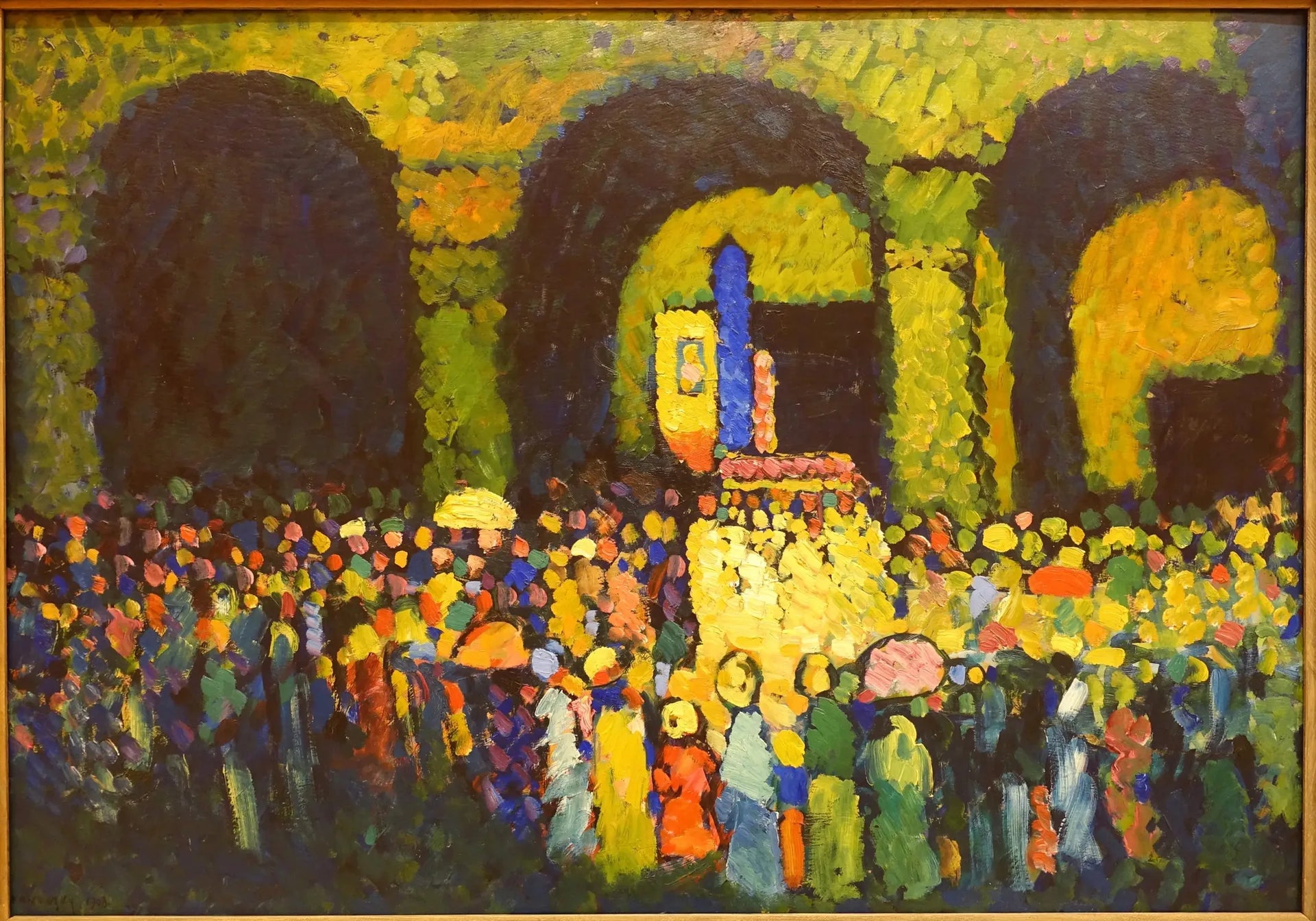 L'église Saint-Louis de Munich - Vassily Kandinsky image 1 reproduction d’œuvre d’art à l’huile