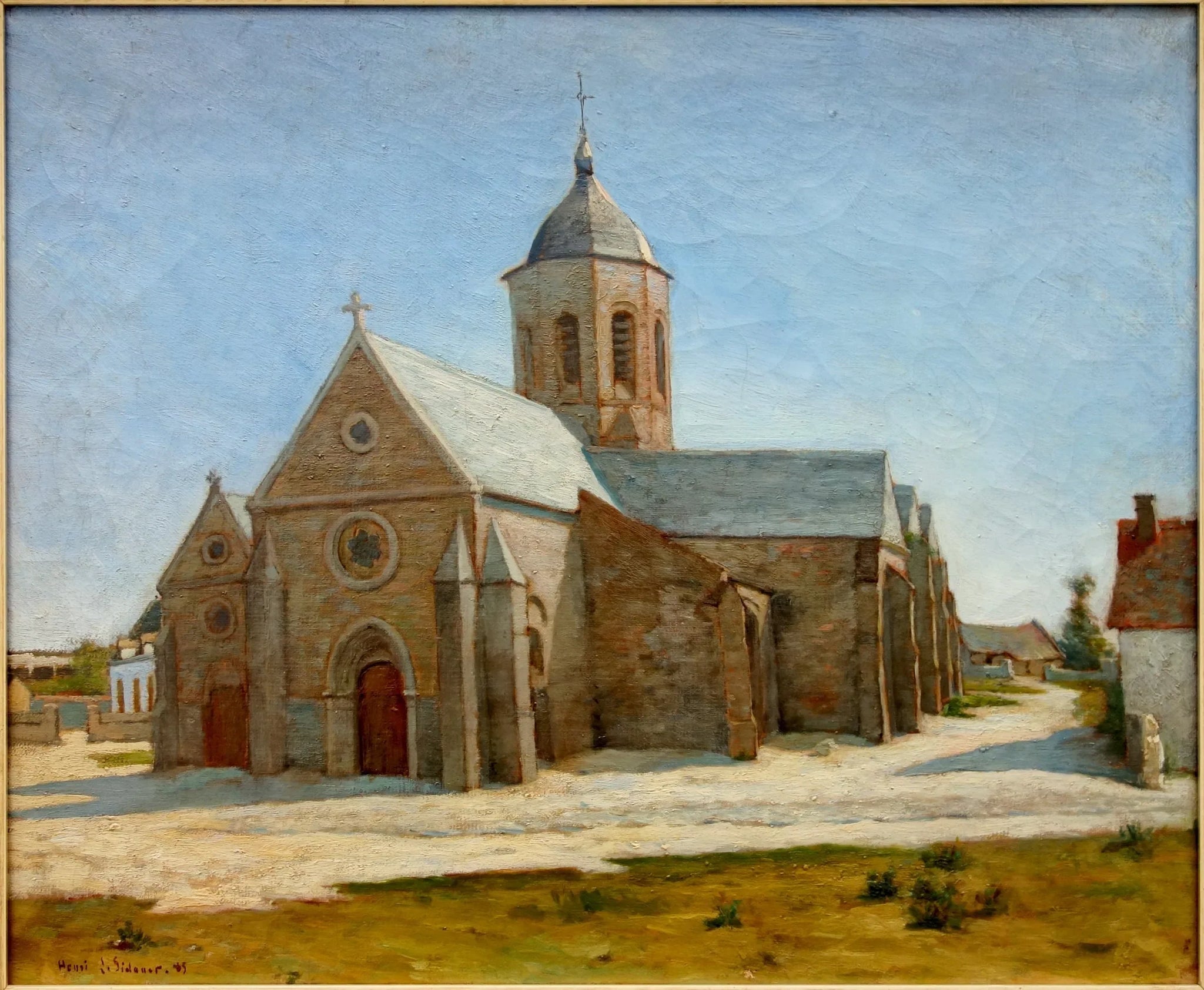 L'église Saint-Michel d'Étaples - Henri Le Sidaner image 1 reproduction de peinture à l’huile