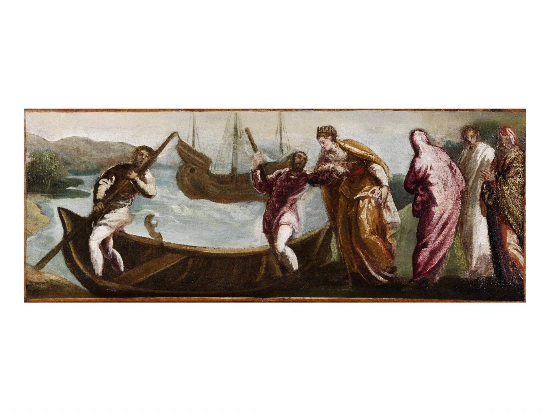 L'embarquement de Sainte-Hélène vers la Terre Sainte - Jacopo Tintoretto image 1 reproduction réalisée par Alpha Reproduction