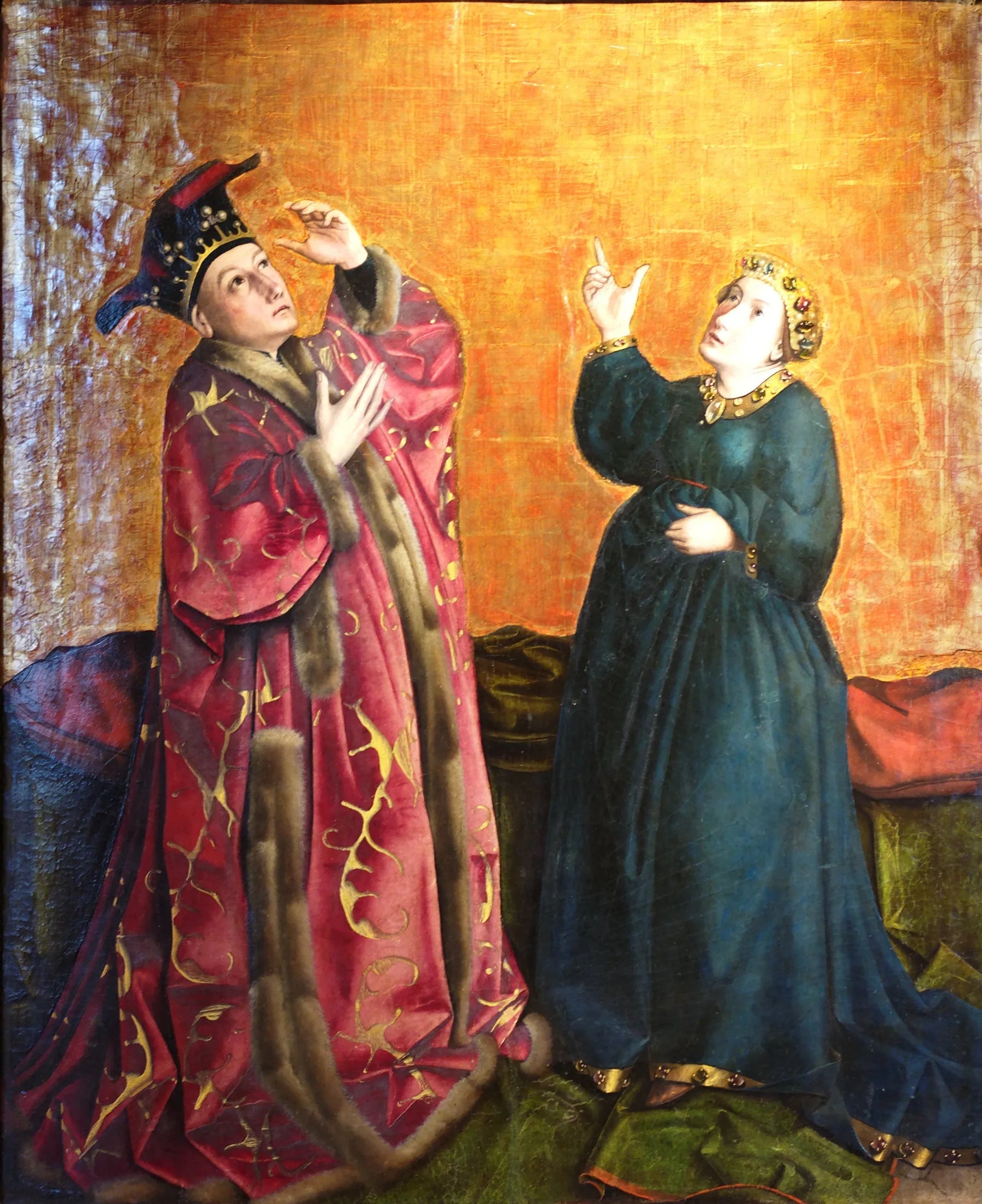 L'Empereur Auguste et la sibylle de Tibur - Konrad Witz image 1 reproduction réalisée par Alpha Reproduction
