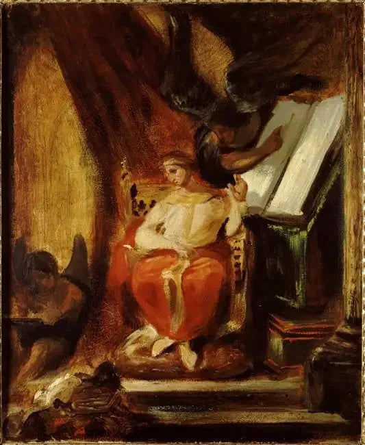 L'Empereur Justinien composant ses instituts - Eugène Delacroix
