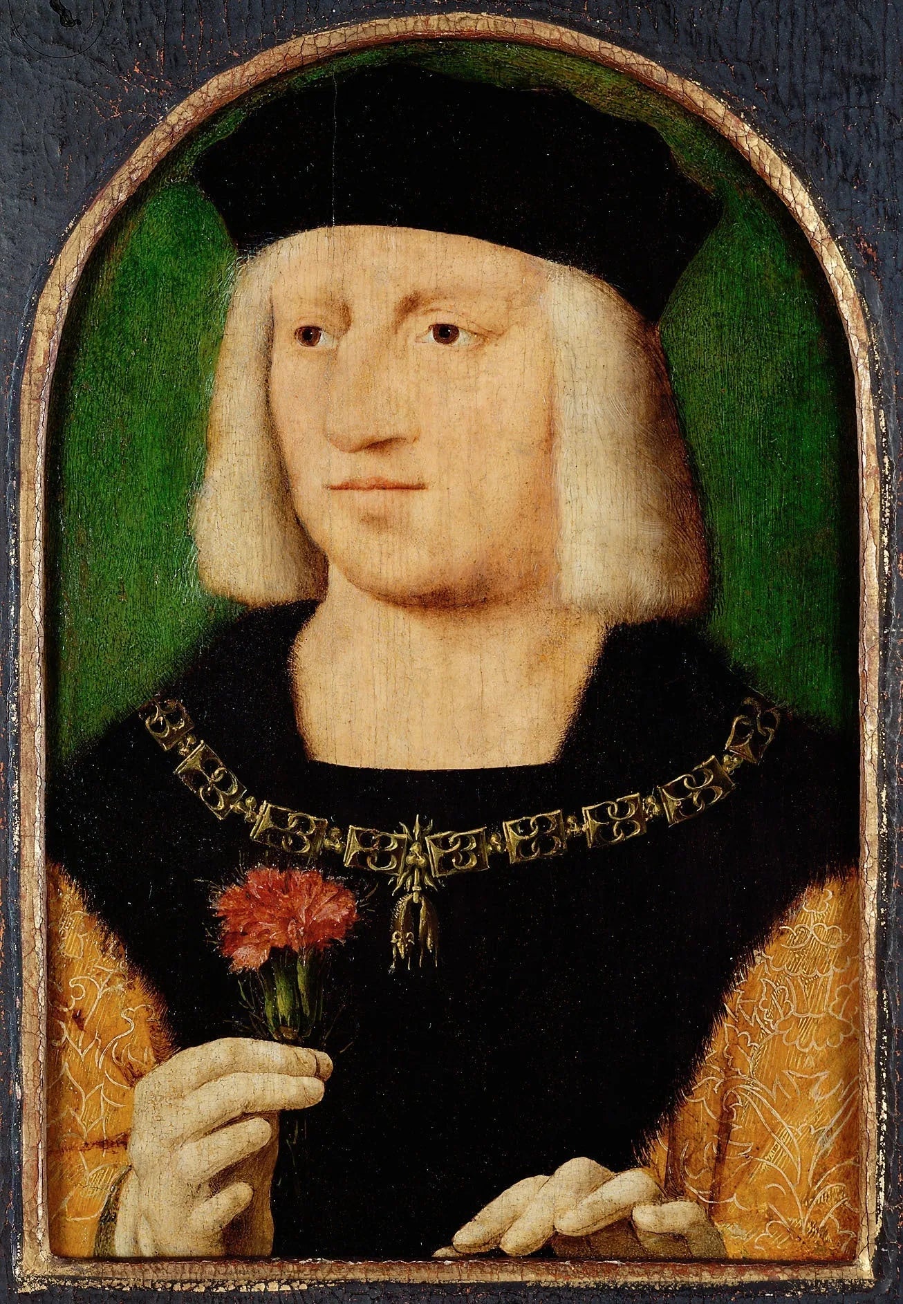 L'empereur Maximilien Ier (1459-1519) - Joos van Cleve image 1 reproduction artisanale de tableau