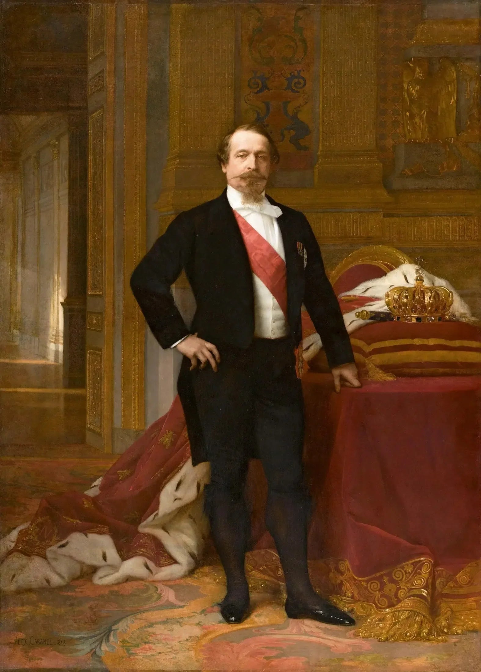 L'Empereur Napoléon III - Alexandre Cabanel image 1 tableau peint à l’huile sur toile
