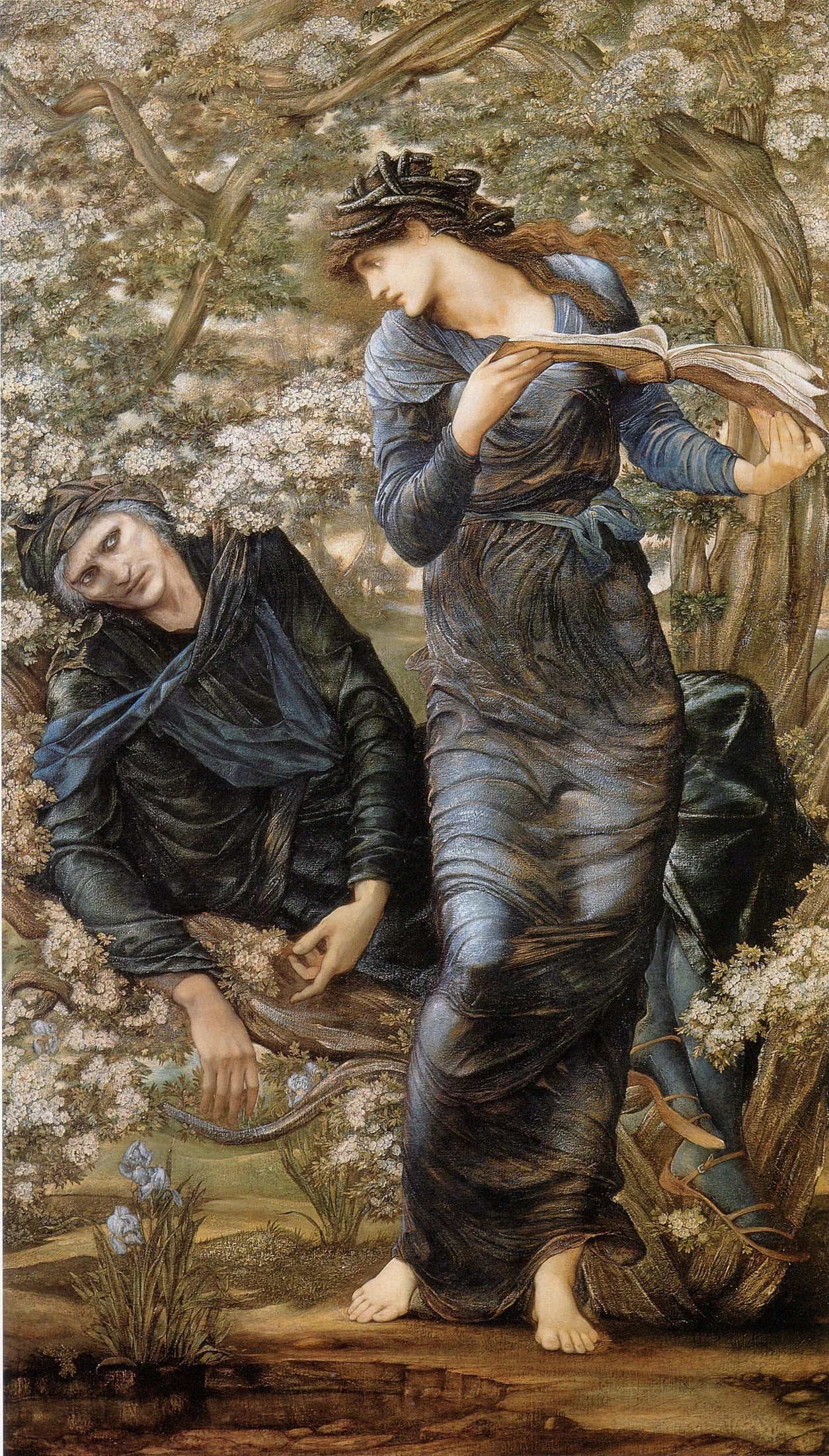 L'Enchantement de Merlin - Edward Burne-Jones image 1 reproduction d’œuvre d’art à l’huile