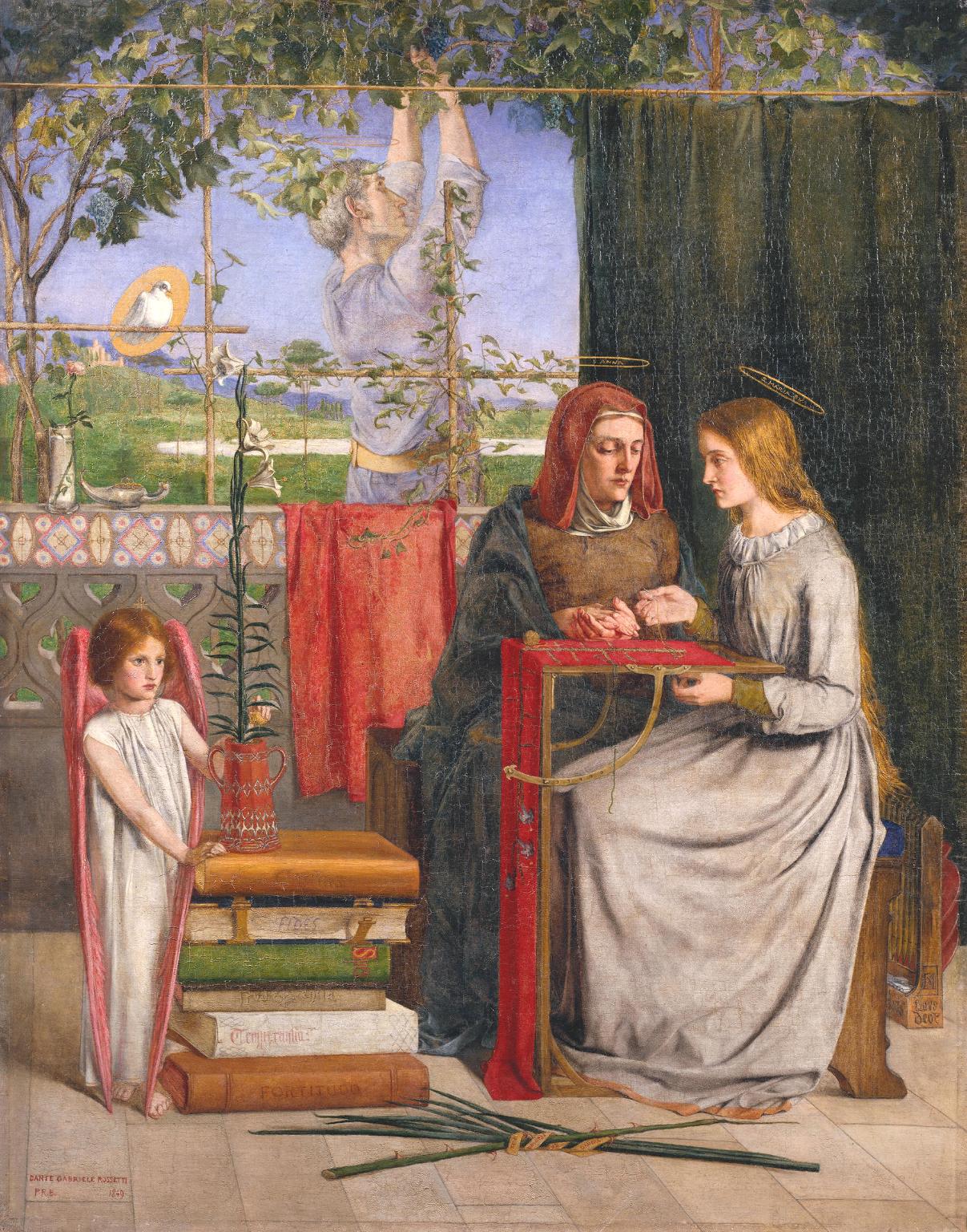L'Enfance de la Vierge Marie - Dante Gabriel Rossetti image 1 reproduction réalisée par Alpha Reproduction