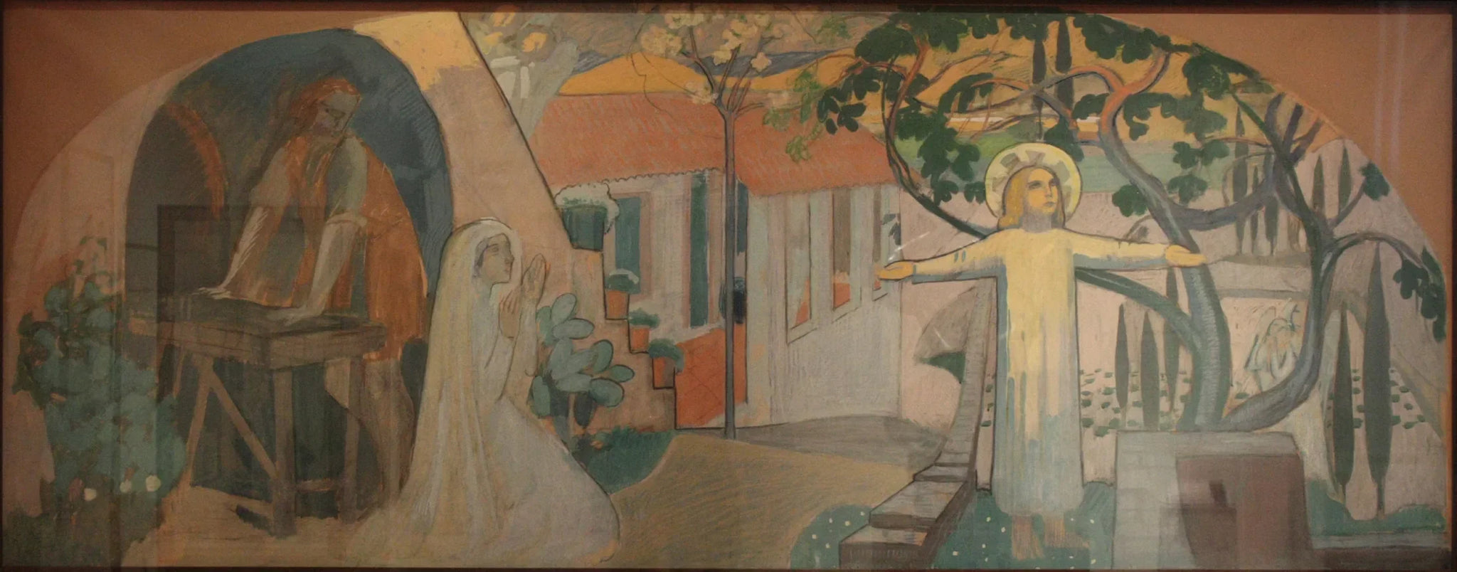 L'Enfance du Christ - Maurice Denis image 1 reproduction de peinture à l’huile