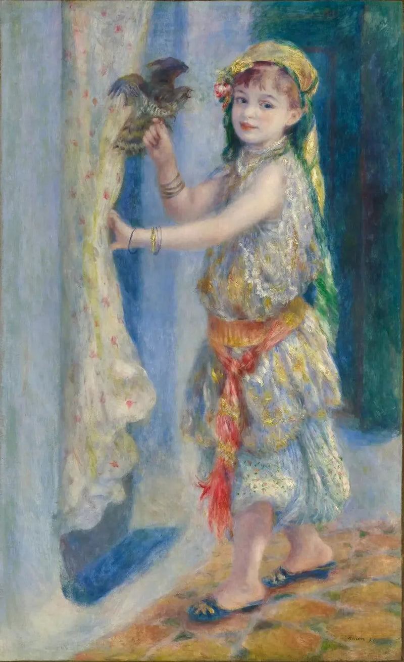 L'enfant à l'oiseau - Pierre-Auguste Renoir