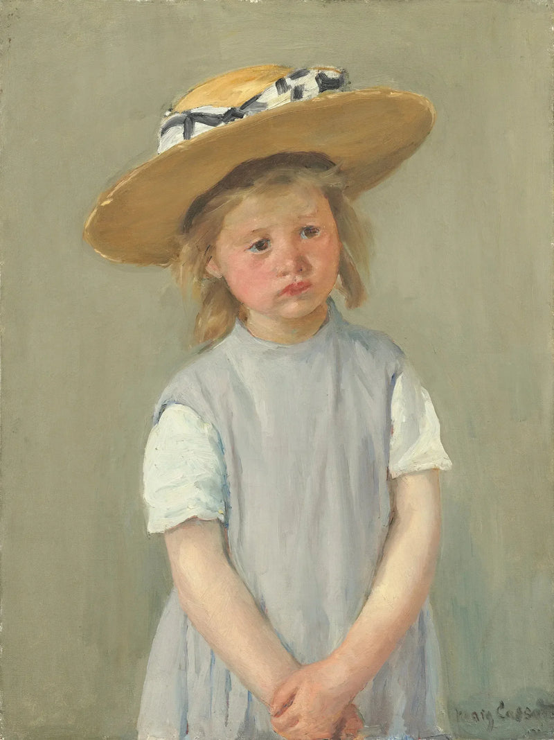 L'enfant au chapeau de paille - Mary Cassatt