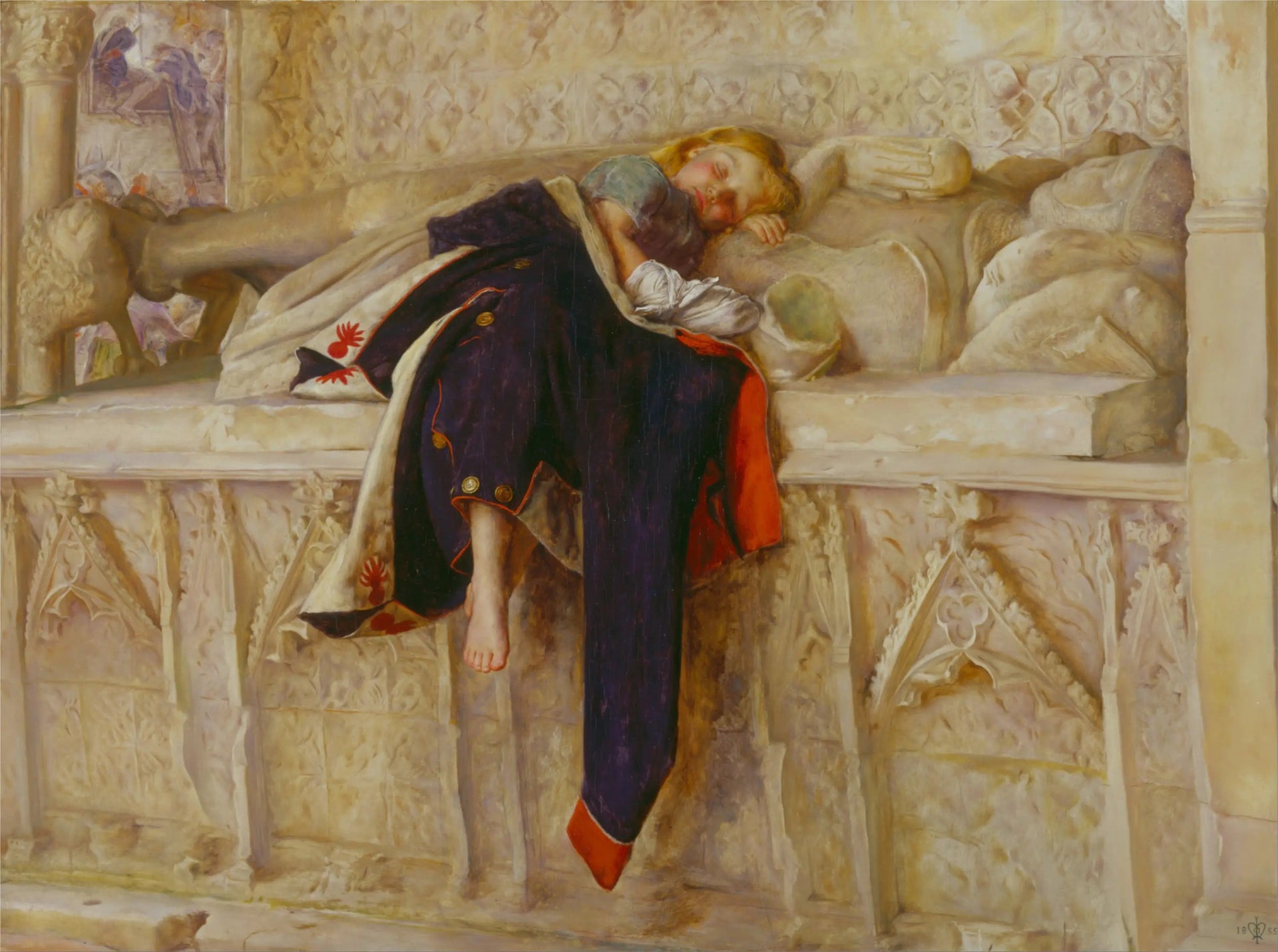 L'Enfant du Régiment - John Everett Millais image 1 reproduction artisanale de tableau