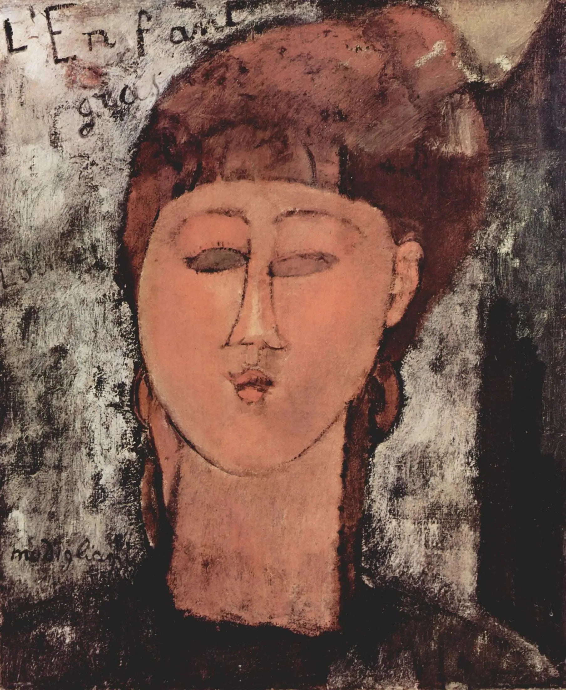 L'Enfant gras - Amedeo Modigliani image 1 tableau peint à l’huile sur toile