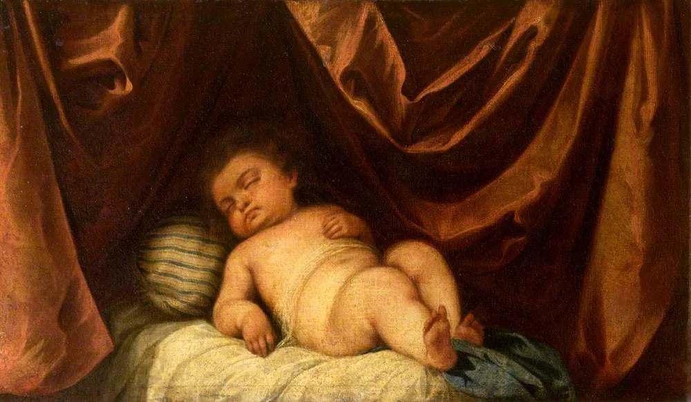 L'Enfant Jésus endormi - Alonso Cano image 1 tableau peint à l’huile sur toile