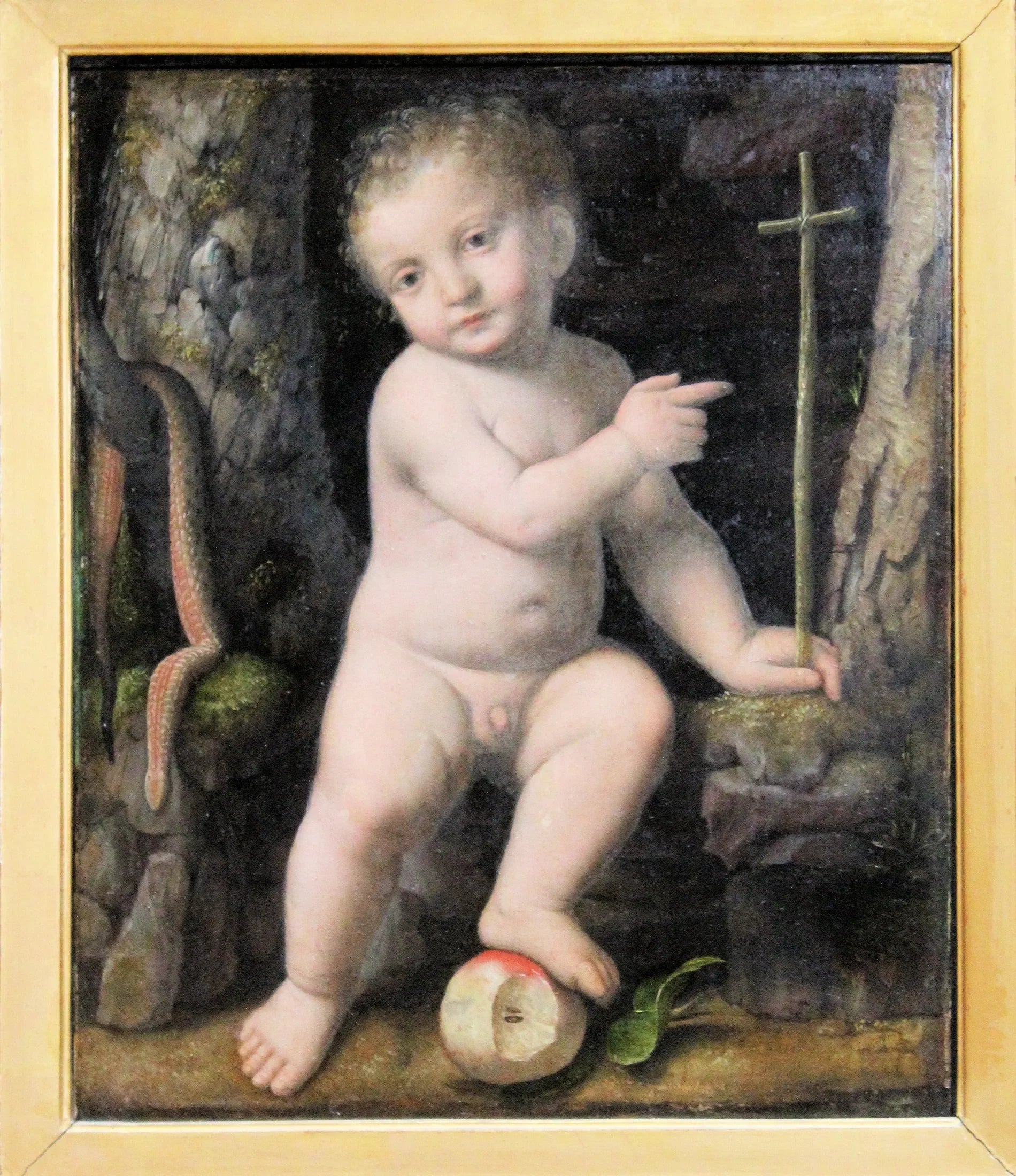L'Enfant Jésus, sauveur du monde - Bernardino Luini image 1 reproduction artisanale de tableau