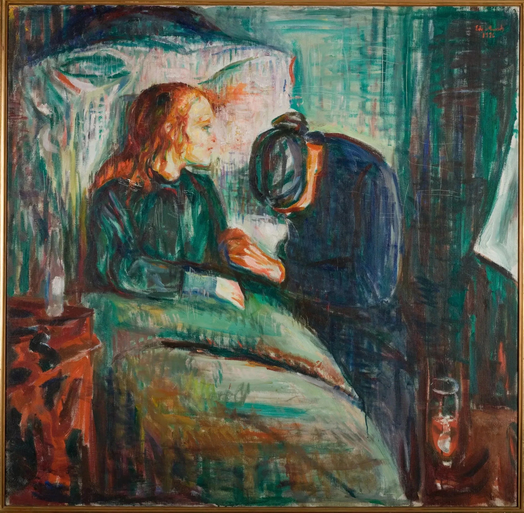 L'Enfant malade - Edvard Munch image 1 tableau peint à l’huile sur toile