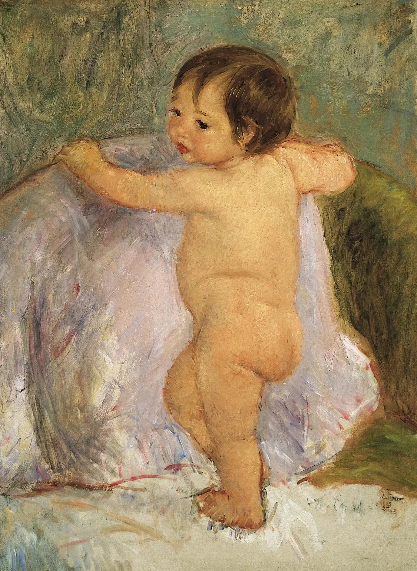 L'enfant - Mary Cassatt image 1 reproduction artisanale de tableau