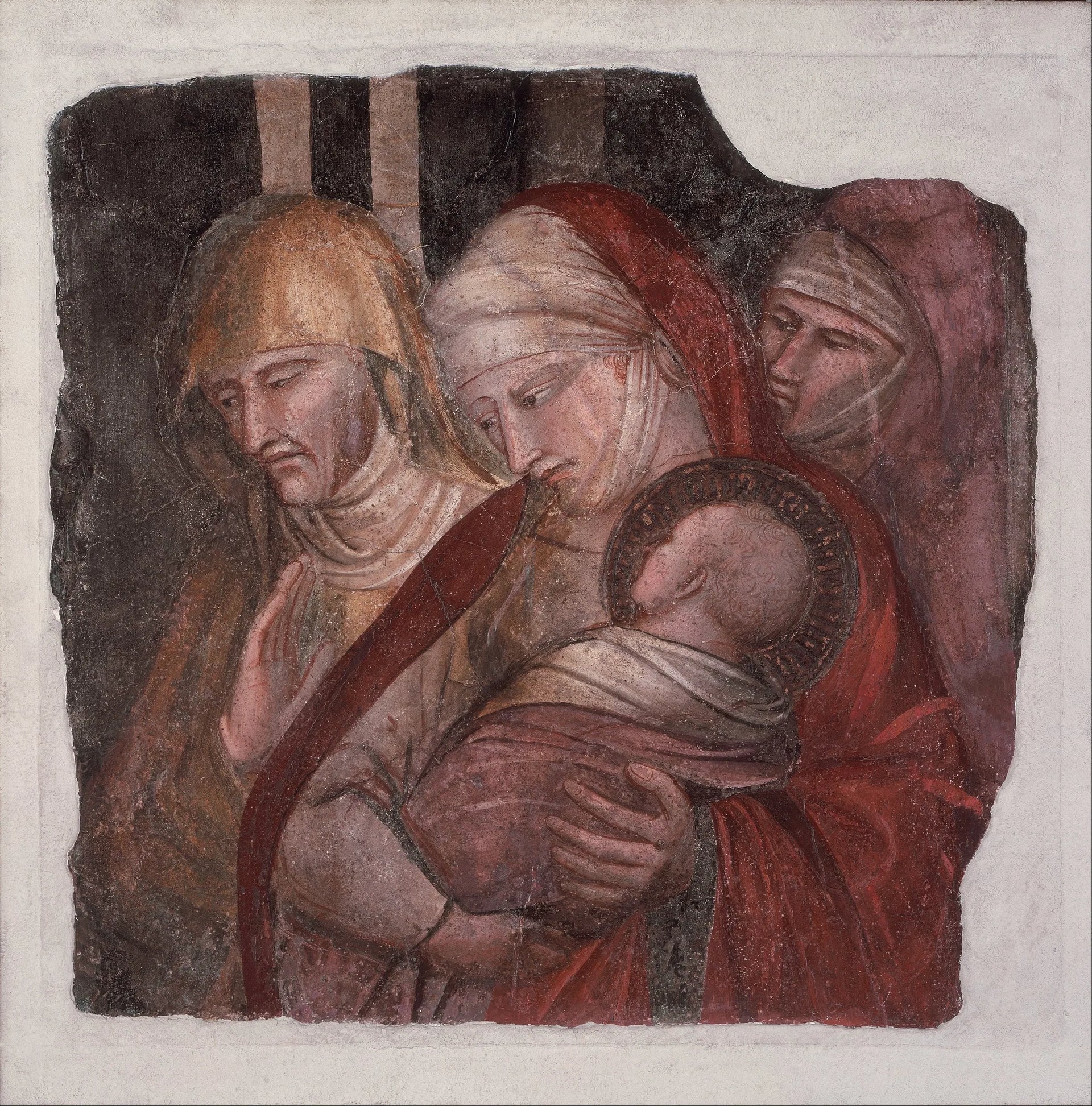 L'Enfant saint Jean-Baptiste présenté à Zacharie - Spinello Aretino image 1 reproduction d’œuvre d’art à l’huile