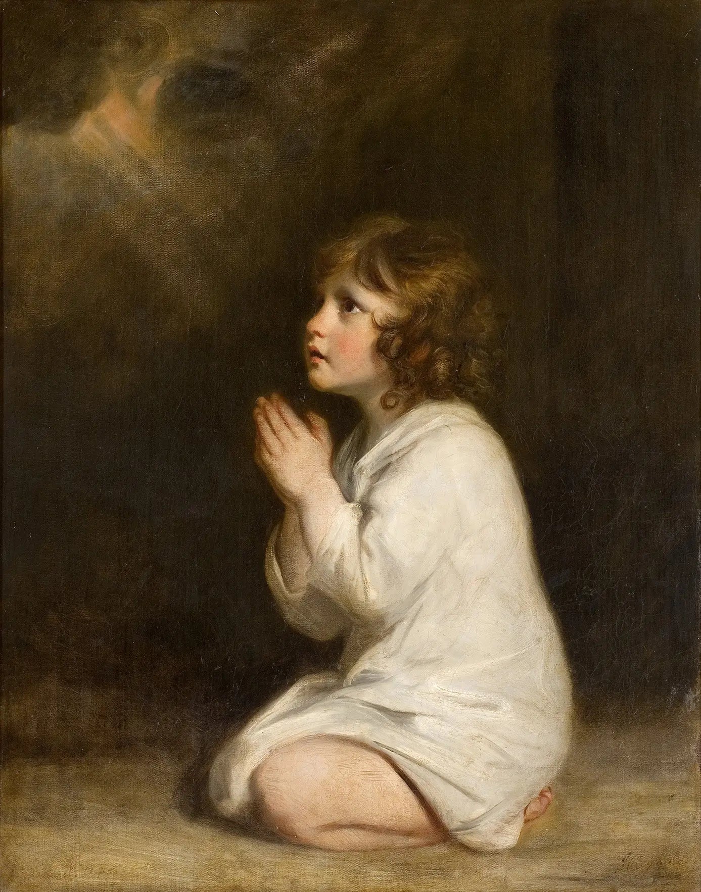 L'enfant Samuel - Joshua Reynolds image 1 reproduction artisanale de tableau