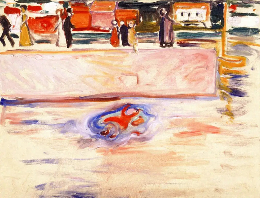 L'Enfant se noyant - Edvard Munch