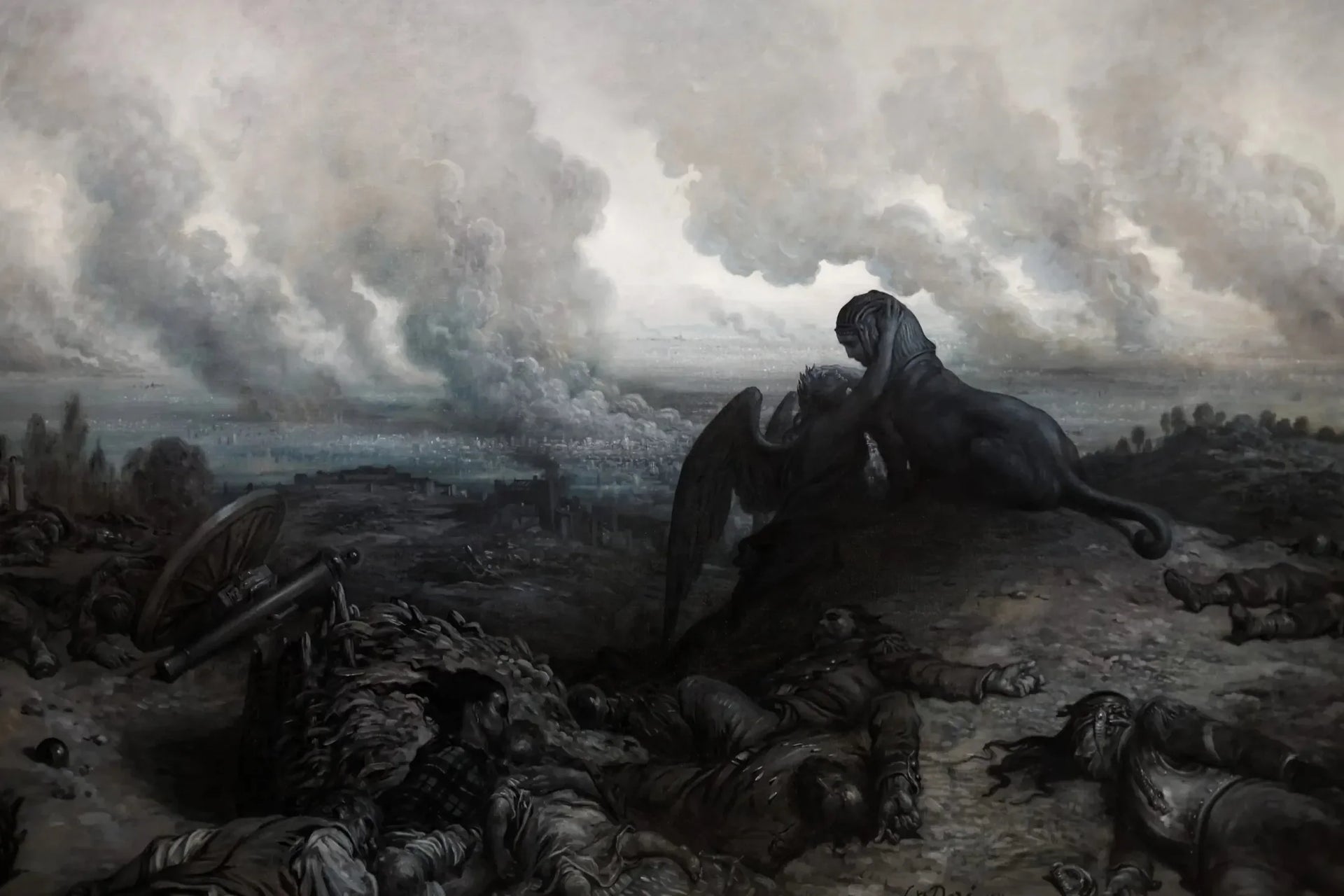 L'Énigme - Gustave Doré image 1 copie de tableau peinte à la main