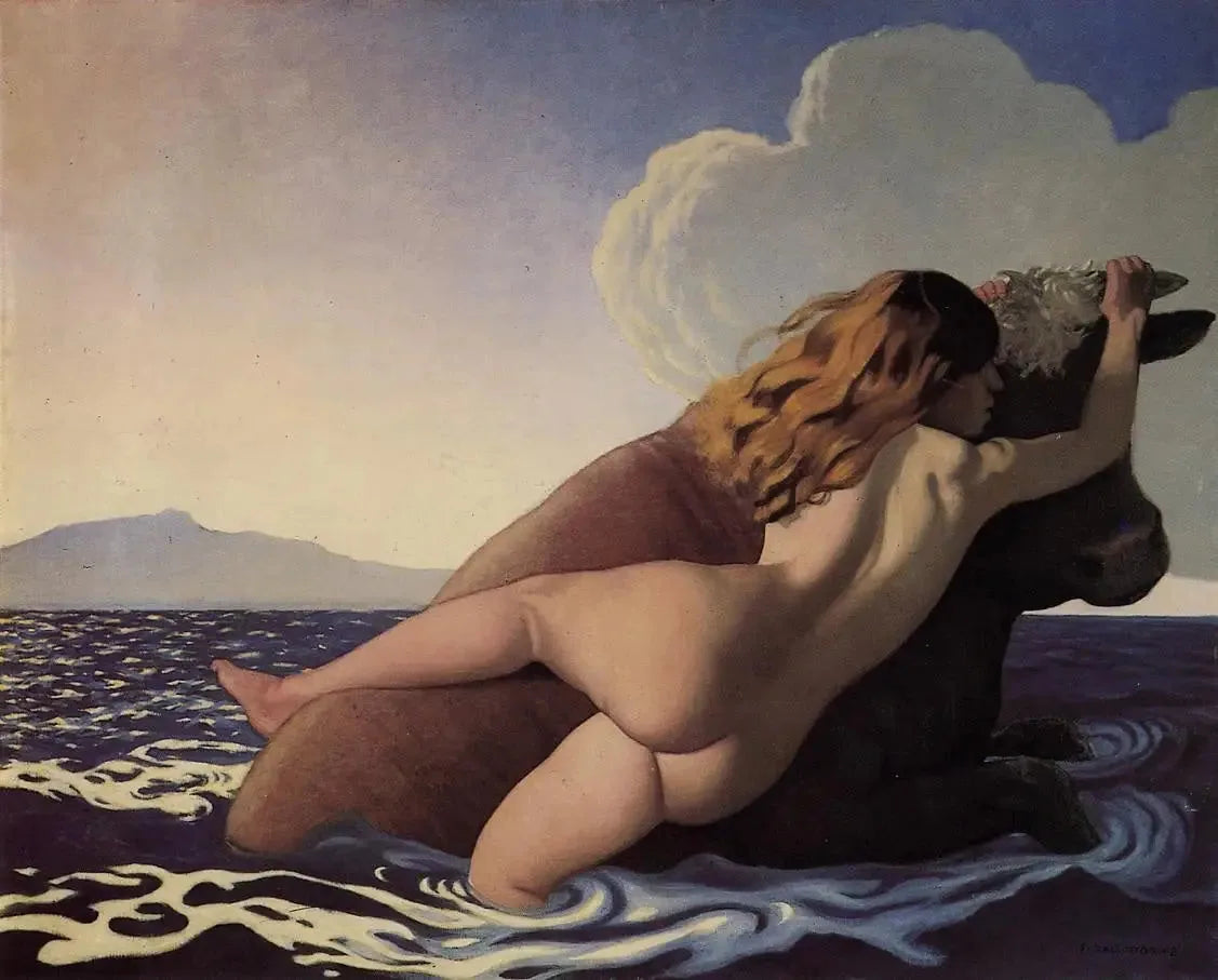 L'Enlèvement d'Europe - Félix Vallotton image 1 tableau peint à l’huile sur toile