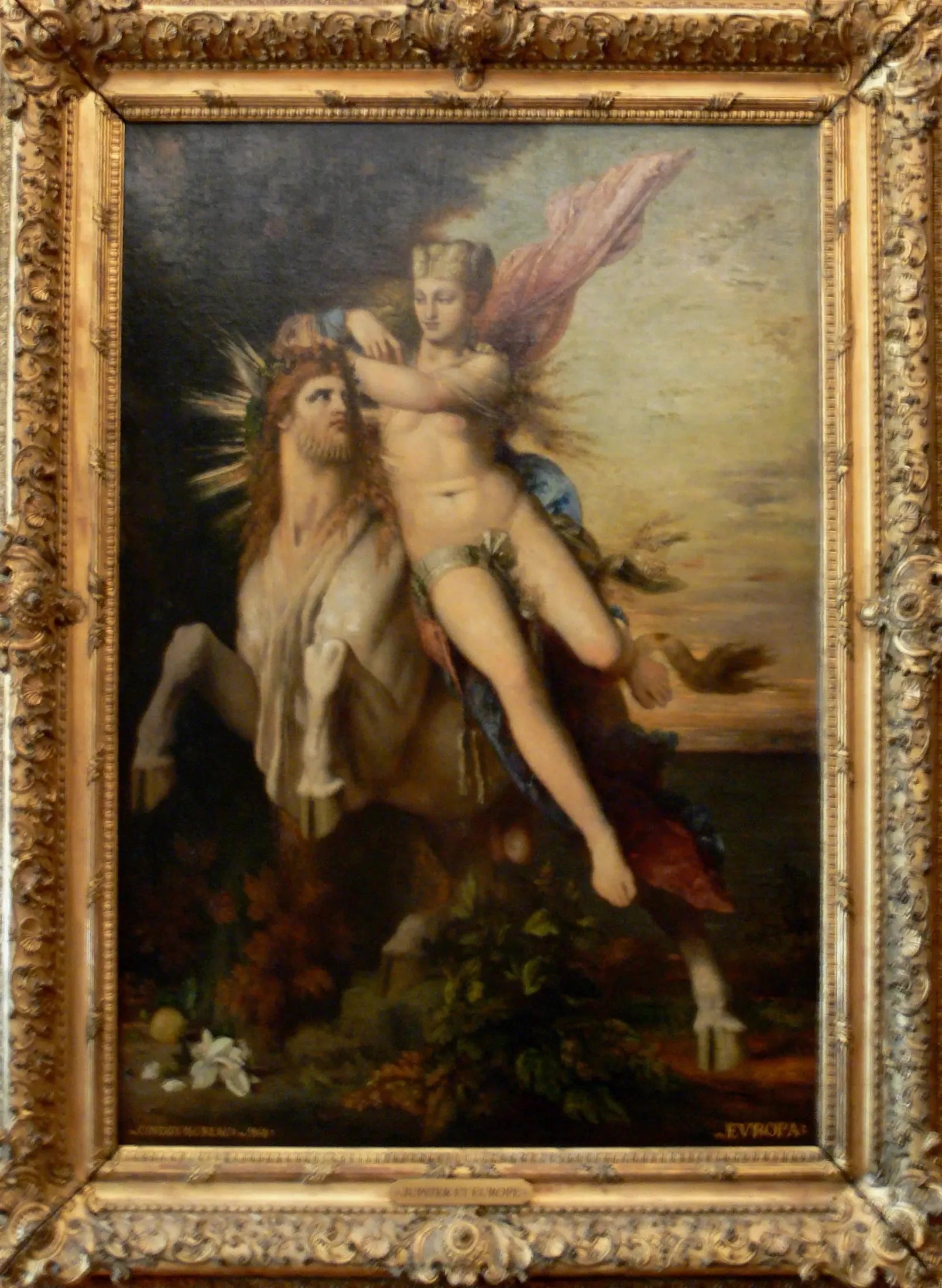 L'Enlèvement d'Europe - Gustave Moreau image 1 reproduction réalisée par Alpha Reproduction