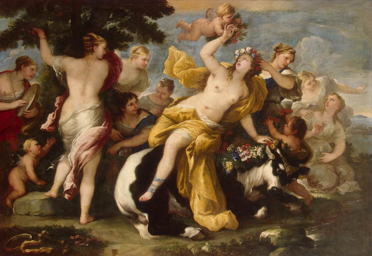 L'Enlèvement d'Europe - Luca Giordano image 1 reproduction artisanale de tableau