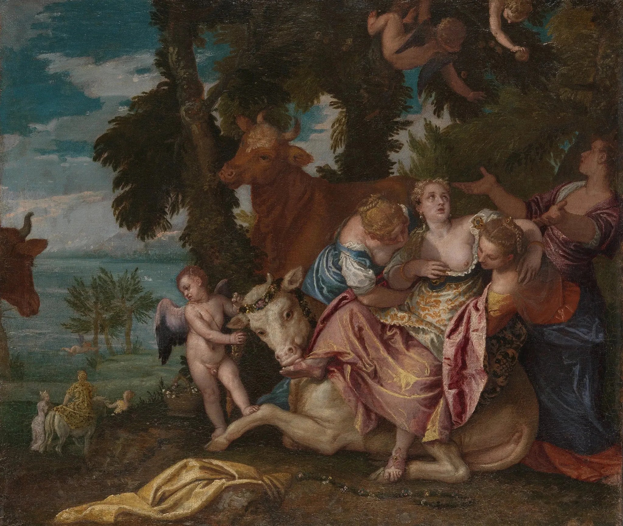 L'Enlèvement d'Europe - Paul Véronèse image 1 reproduction de peinture à l’huile