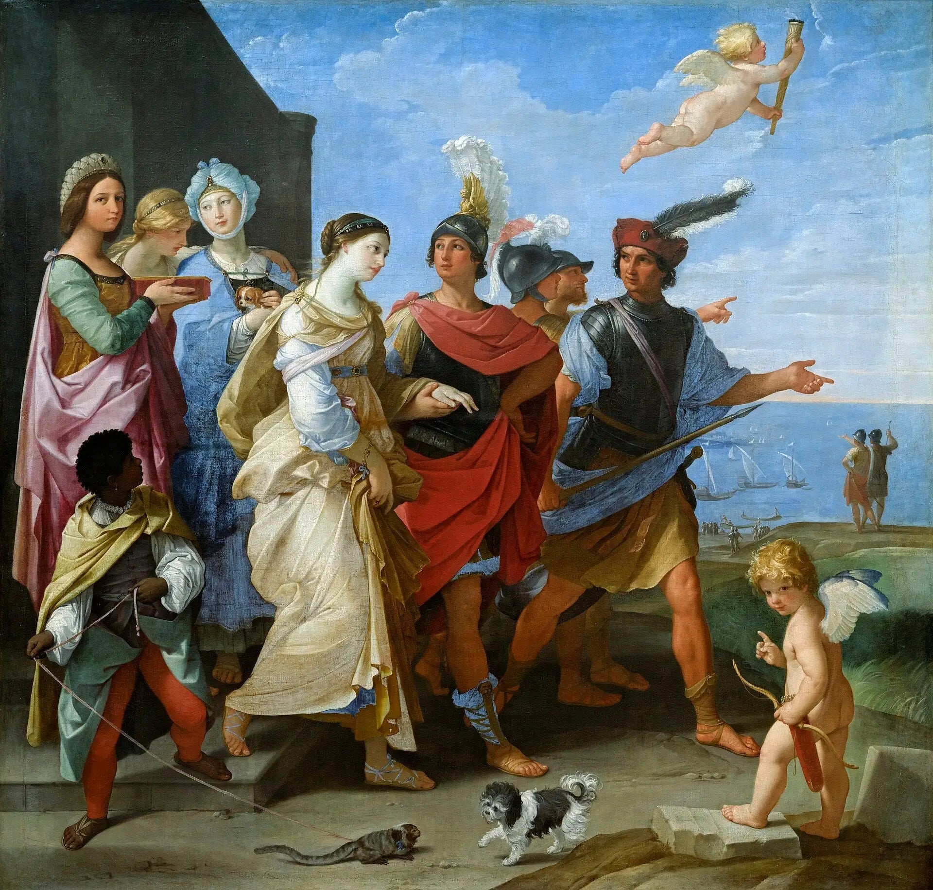 L'Enlèvement d'Hélène - Guido Reni image 1 reproduction de peinture à l’huile