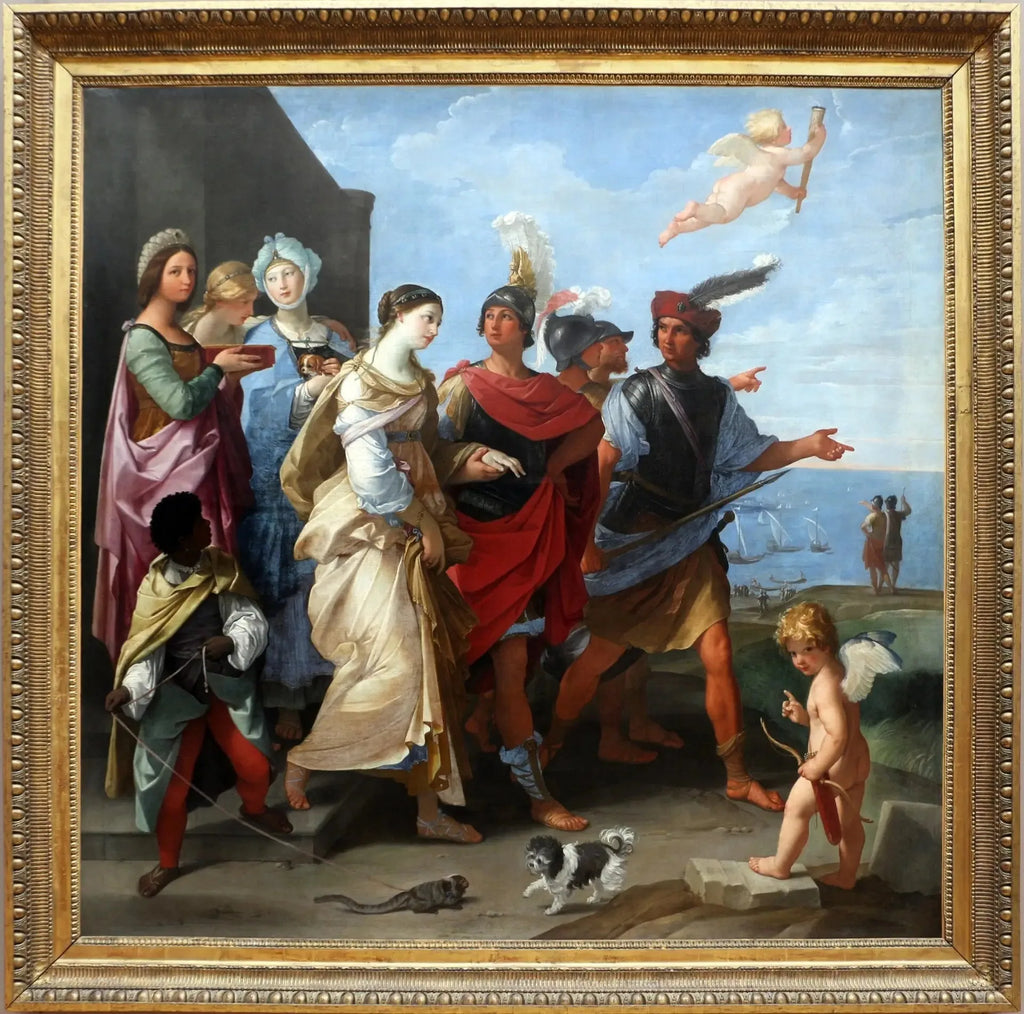 L'Enlèvement d'Hélène - Guido Reni image 2 copie de tableau peinte à la main