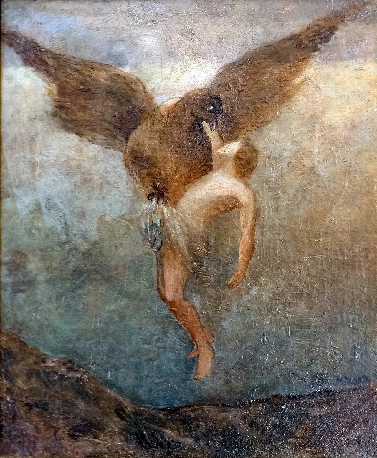 L'Enlèvement de Ganymède - Odilon Redon image 1 copie de tableau peinte à la main