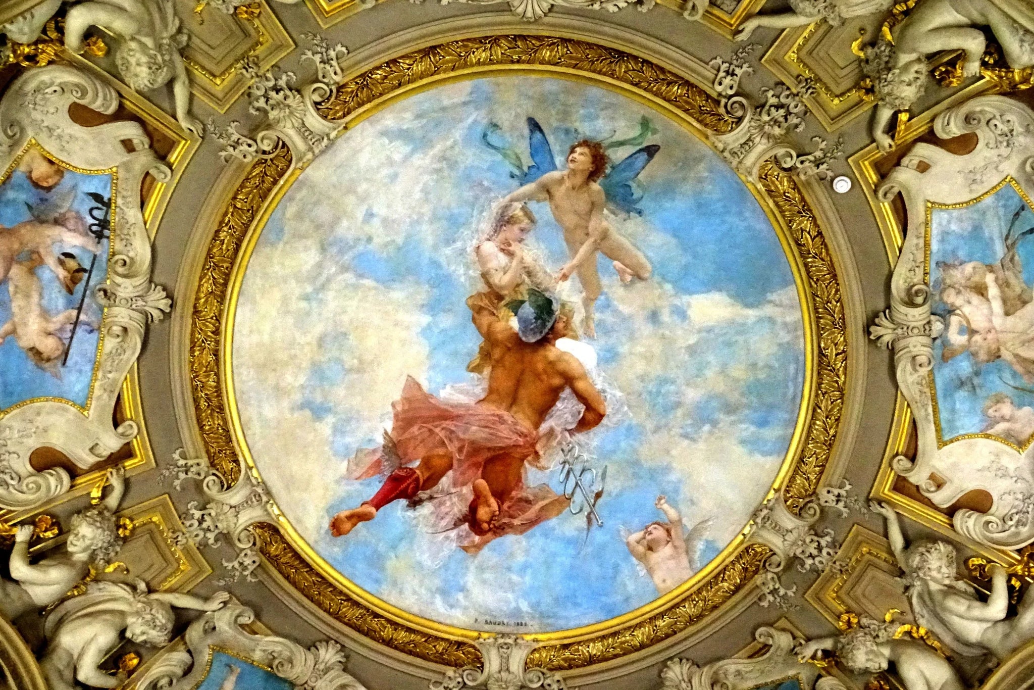 L'Enlèvement de Psyché - Paul Baudry image 1 reproduction d’œuvre d’art à l’huile