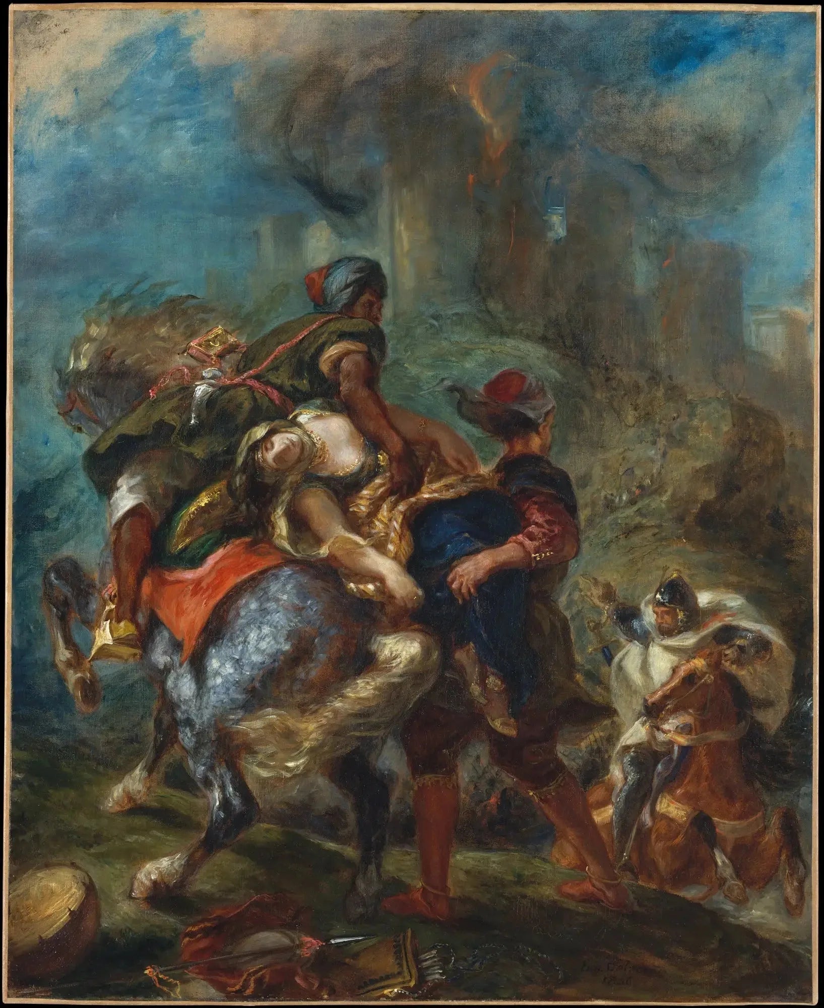 L'Enlèvement de Rebecca - Eugène Delacroix image 1 reproduction réalisée par Alpha Reproduction