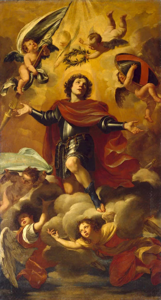 L'enlèvement de Saint Théodore - Simon Vouet image 1 copie peinte à la main à l’huile
