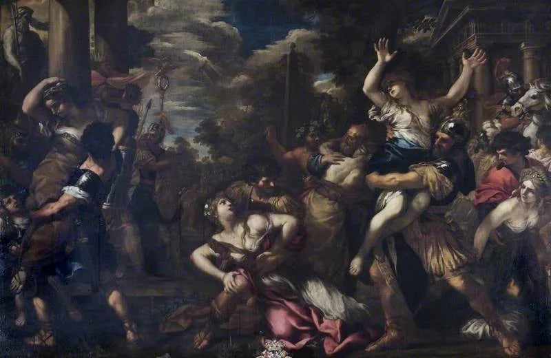 L'Enlèvement des Sabines - Pietro da Cortona image 1 reproduction réalisée par Alpha Reproduction