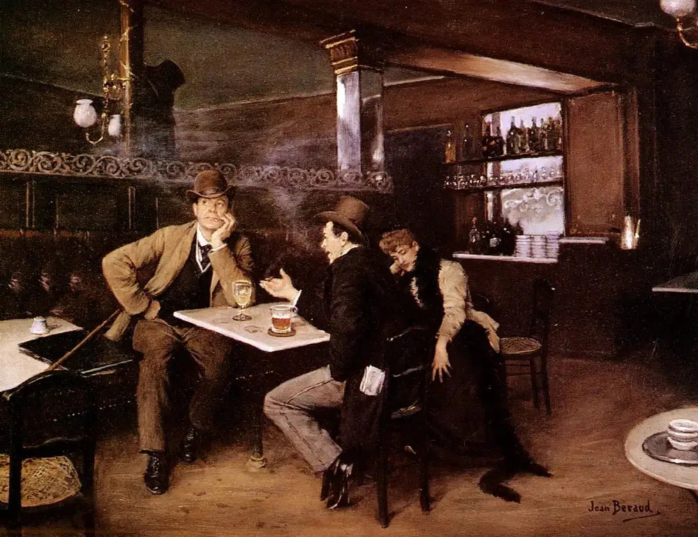 L'ennui - Jean Béraud image 1 reproduction artisanale de tableau